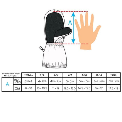 Solid Mittens Black