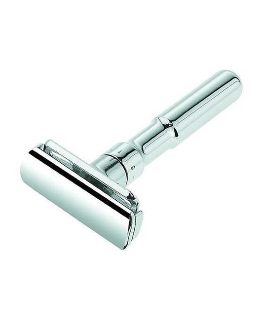 Rasoir de sûreté Merkur Futur à double tranchant réglable avec fermeture à pression, chrome