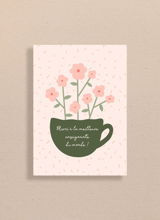 Thank you card for teacher