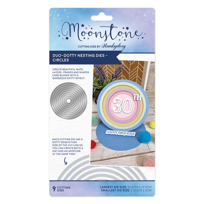 Moonstone Dies - Matrices Duo-Dotty à emboîter - Cercles