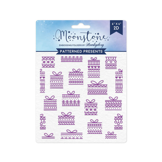 Moonstone Embossing Folders - Patterned Presents