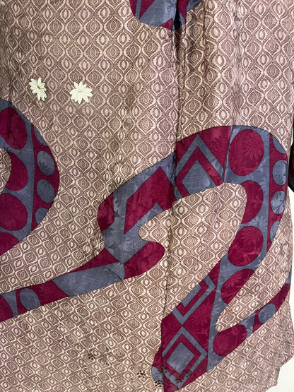 PRC6059 Avatar Pure Silk Self Pocket Tunic Dress