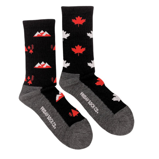 Chaussettes en laine mérinos Canada pour hommes Friday Sock Co.