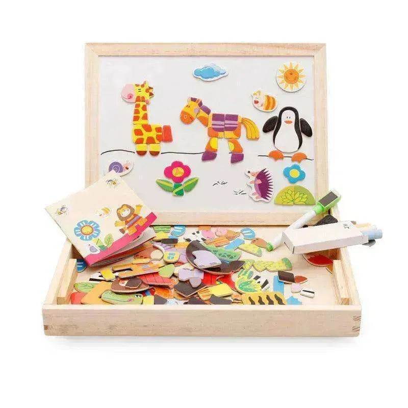 Magnetic Kids Puzzle Drawing Board Toy