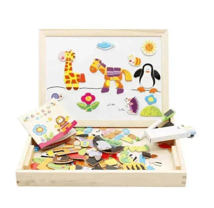 Magnetic Kids Puzzle Drawing Board Toy
