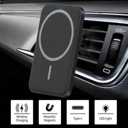 Magnetic Wireless Car Vent Phone Holder + Fast Charger