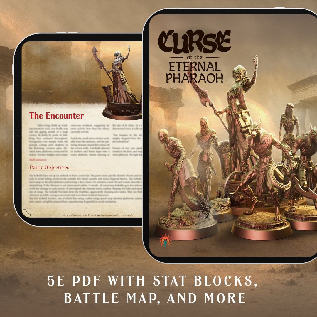 Curse of The Eternal Pharoah | 5e Ready to Run Combat Encounter