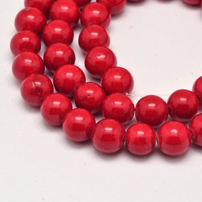 Mashan Red Jade Gemstone Beads