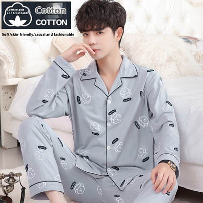 Thin Pajama Pants – Men’s Cotton Loose Home Wear for All Seasons