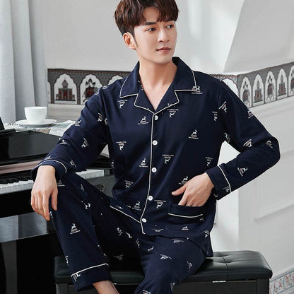 Thin Pajama Pants – Men’s Cotton Loose Home Wear for All Seasons