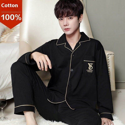Thin Pajama Pants – Men’s Cotton Loose Home Wear for All Seasons