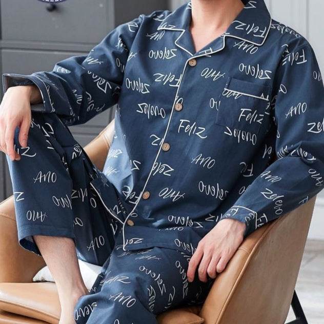 Thin Pajama Pants – Men’s Cotton Loose Home Wear for All Seasons