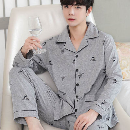 Thin Pajama Pants – Men’s Cotton Loose Home Wear for All Seasons