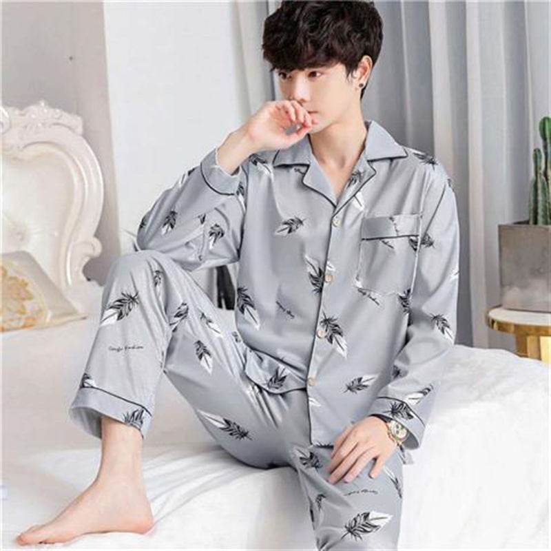Thin Pajama Pants – Men’s Cotton Loose Home Wear for All Seasons