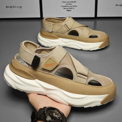 Men's Fashion Casual Closed Toe Sneaker Sandals