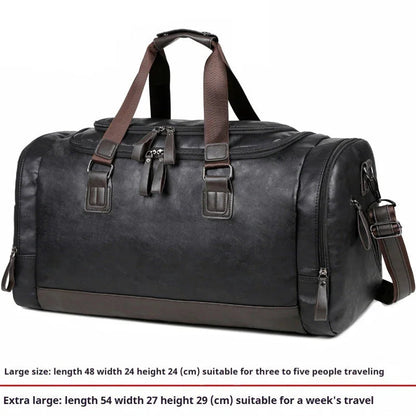 Sac de voyage portable pour hommes Sac d'affaires en bandoulière Sac d'affaires grande capacité pour courts séjours