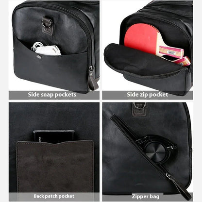 Sac de voyage portable pour hommes Sac d'affaires en bandoulière Sac d'affaires grande capacité pour courts séjours