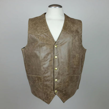 Gilet occidental pour homme avec empiècements