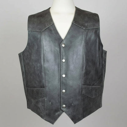 Gilet occidental pour homme avec empiècements