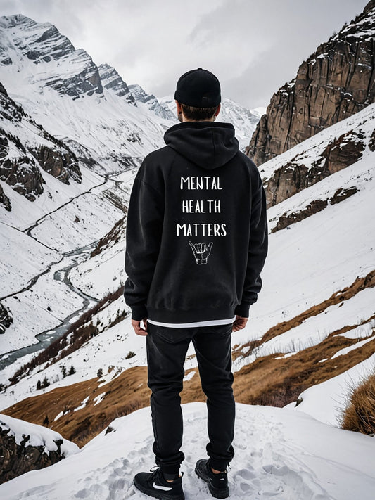 Pull à capuche « La santé mentale, ça compte »