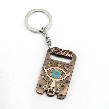 Metal pendant keychain