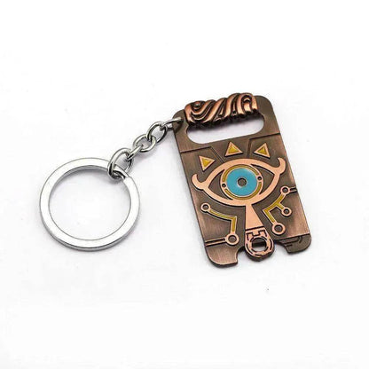 Metal pendant keychain