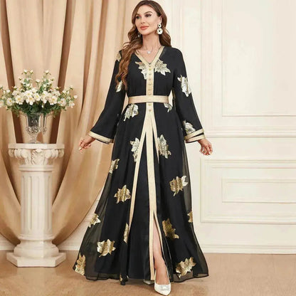 Robe deux-pièces arabe moyen-orientale pour femmes