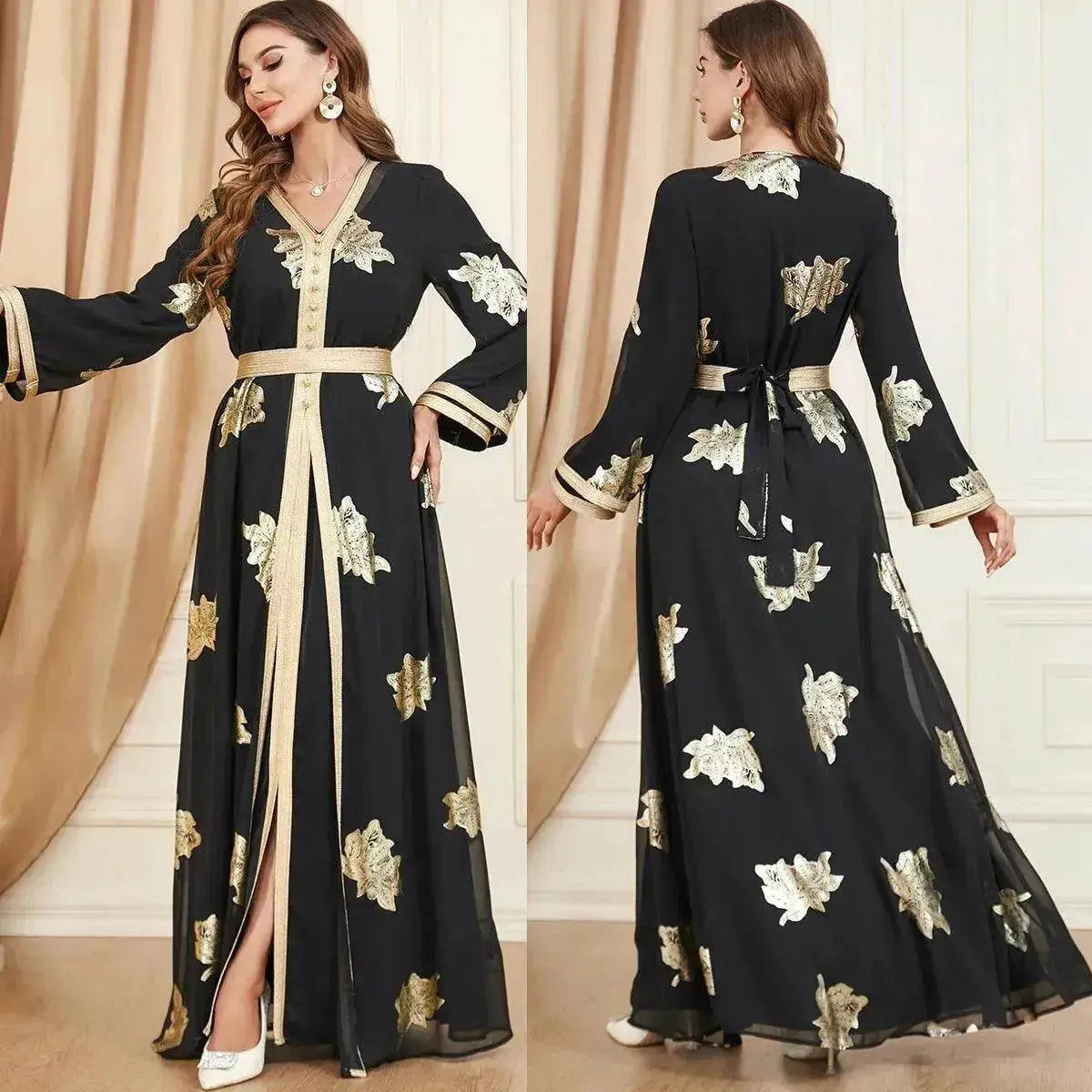 Robe deux-pièces arabe moyen-orientale pour femmes