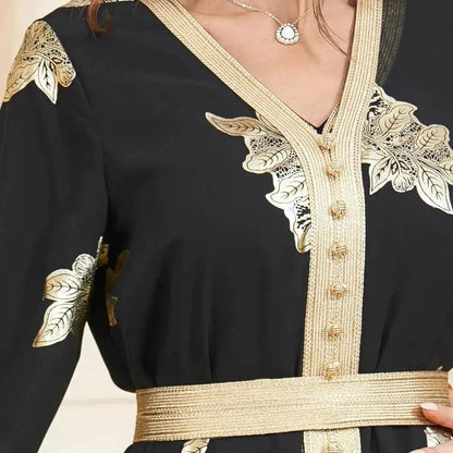 Robe deux-pièces arabe moyen-orientale pour femmes