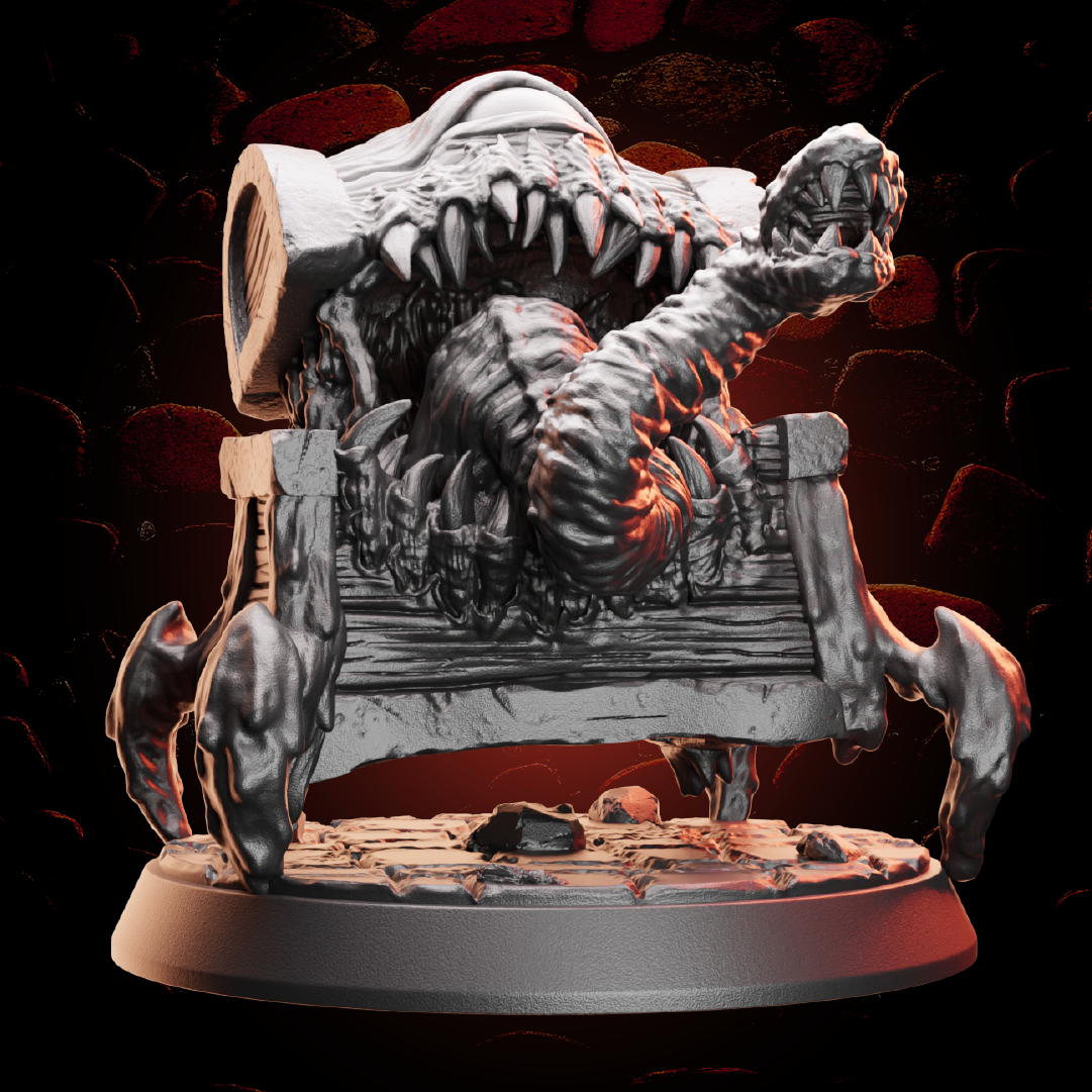 Mimic Chest | Grabber Tongue | Small (1in base) | 5e