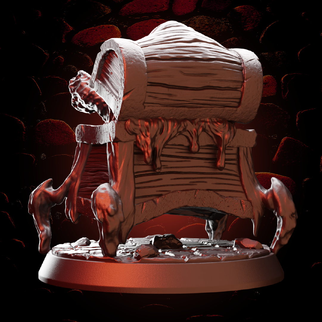 Mimic Chest | Grabber Tongue | Small (1in base) | 5e