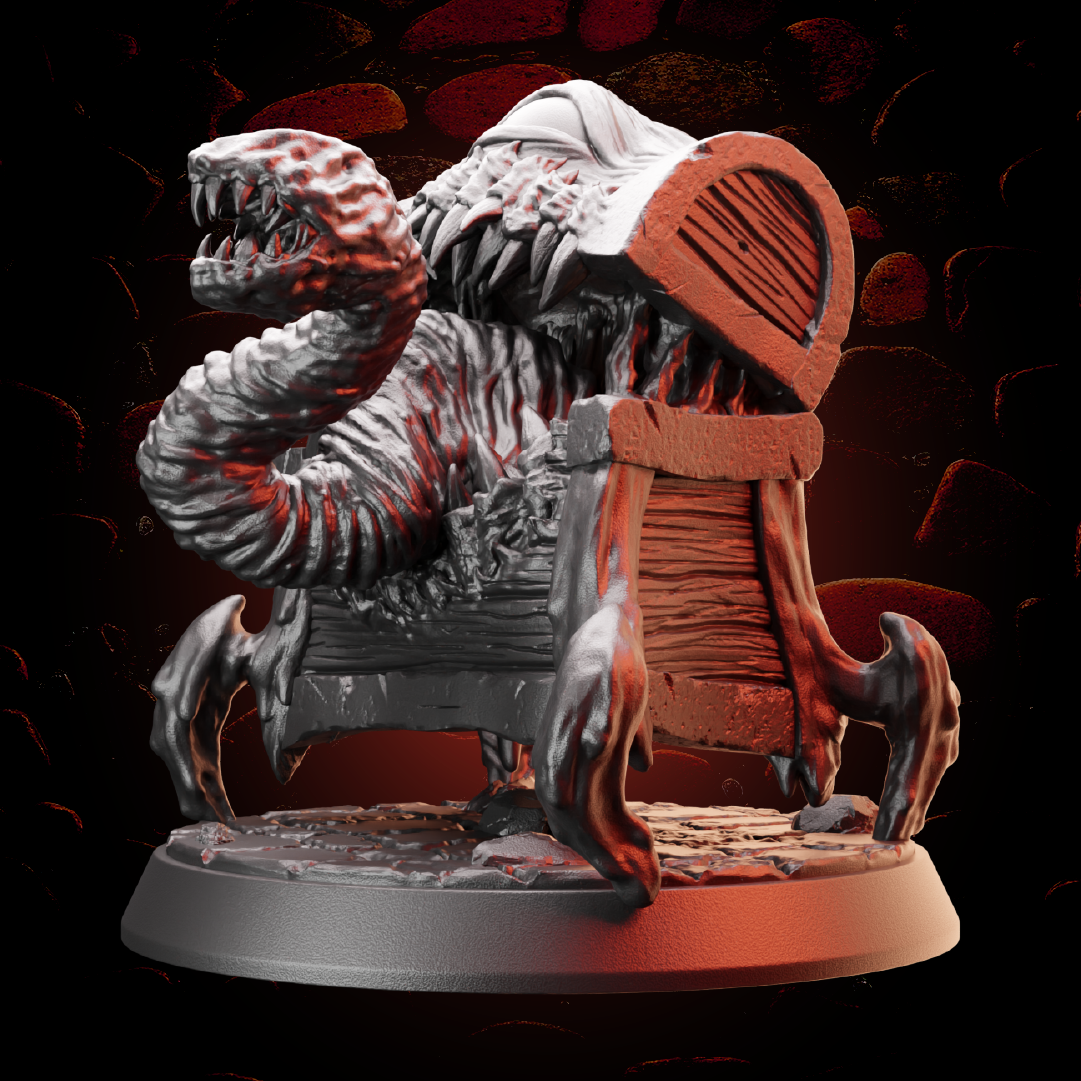 Mimic Chest | Grabber Tongue | Small (1in base) | 5e