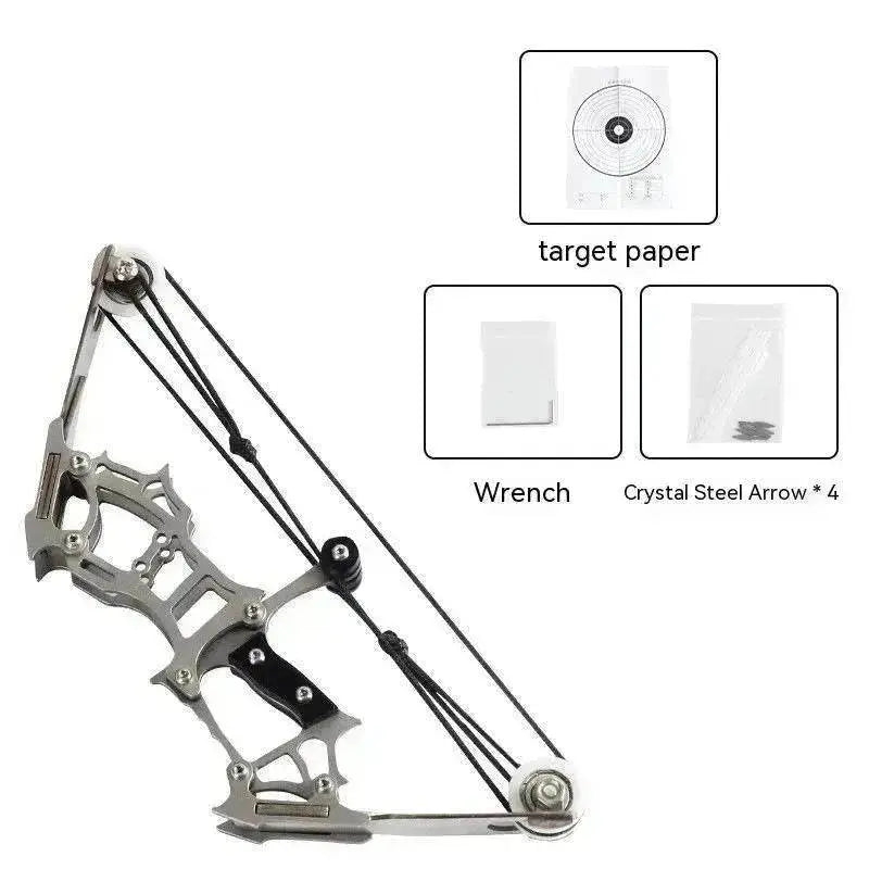 Mini Stainless Steel Composite Pulley archery Bow