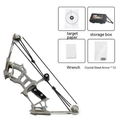 Mini Stainless Steel Composite Pulley archery Bow