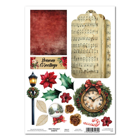 3Quarter Designs Holly Jolly - Fiche de mini-projet
