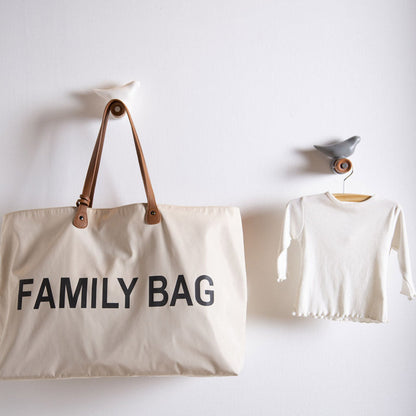 Serene & Stylish Off-White Family Bag