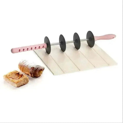 Multifunctional Four Piece Roller Bread Slicer