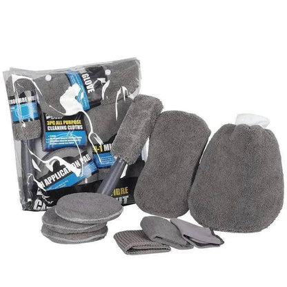 Multifunctional Household Car Wash Cleaning Nine Piece Set