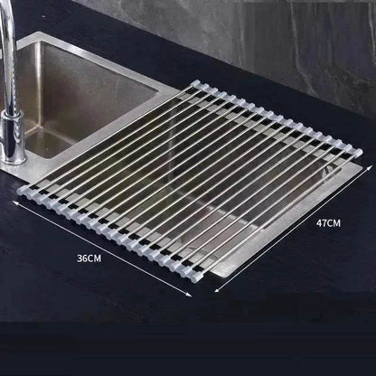 Multifunctional Household Pot Mat Kitchen  Cookware Storage Drainage Rack