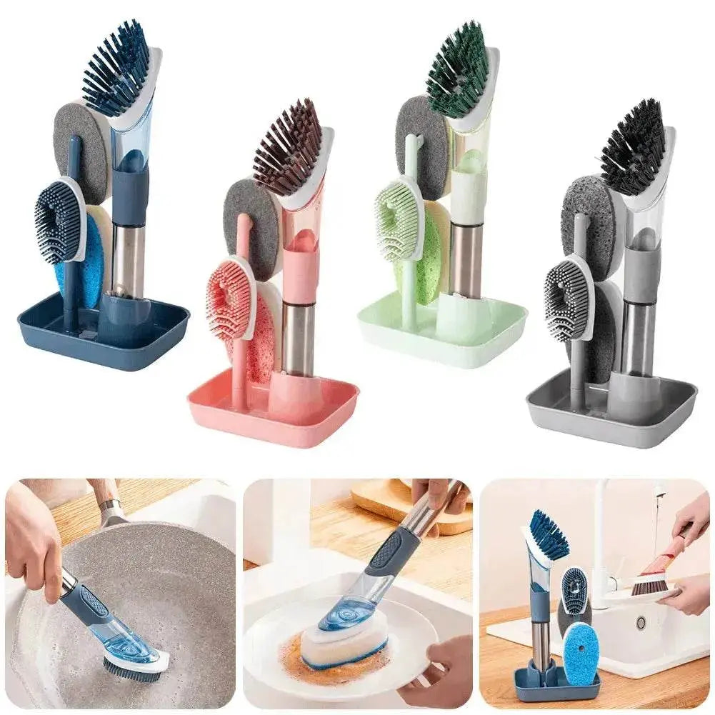 Multifunctional  Oily Sponge Cleaning Dish Brush
