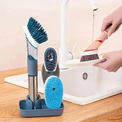 Multifunctional  Oily Sponge Cleaning Dish Brush