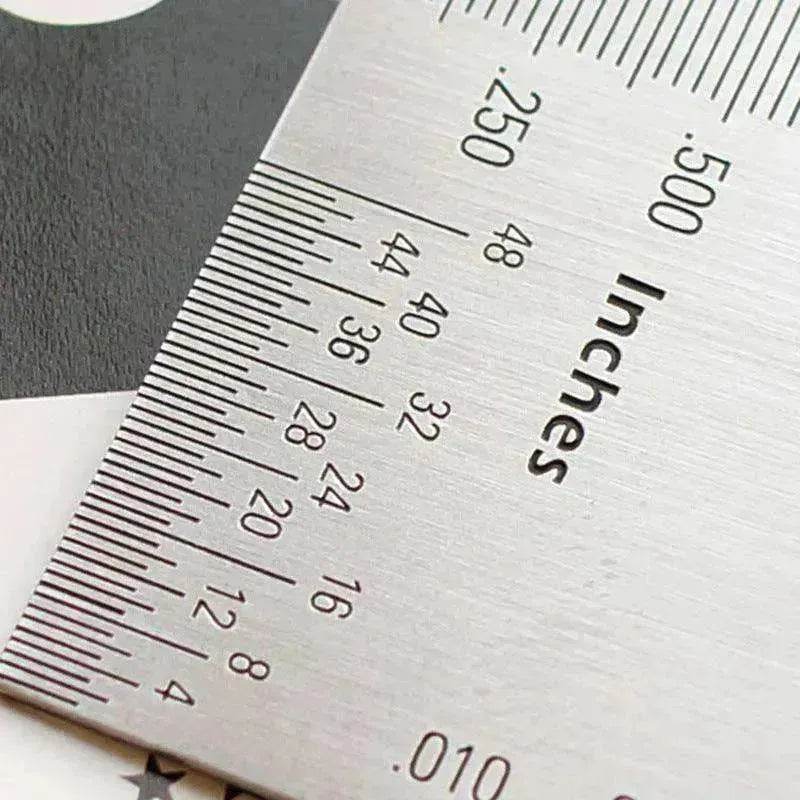 Multifunctional guitar height measuring ruler