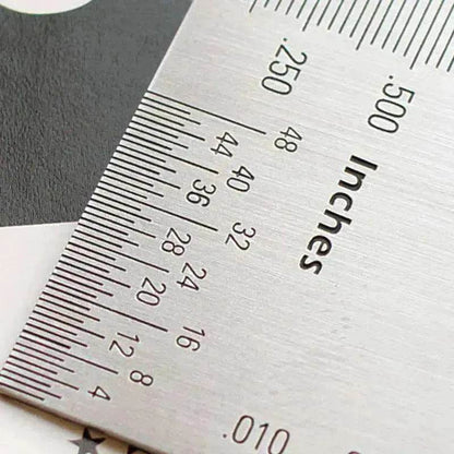 Multifunctional guitar height measuring ruler