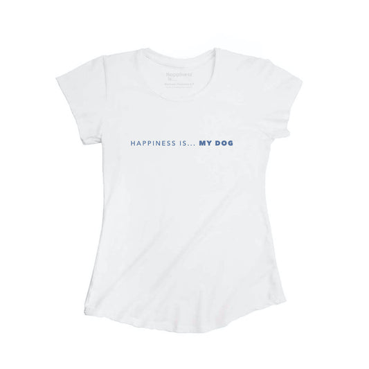T-shirt en bambou pour femme My Dog, blanc
