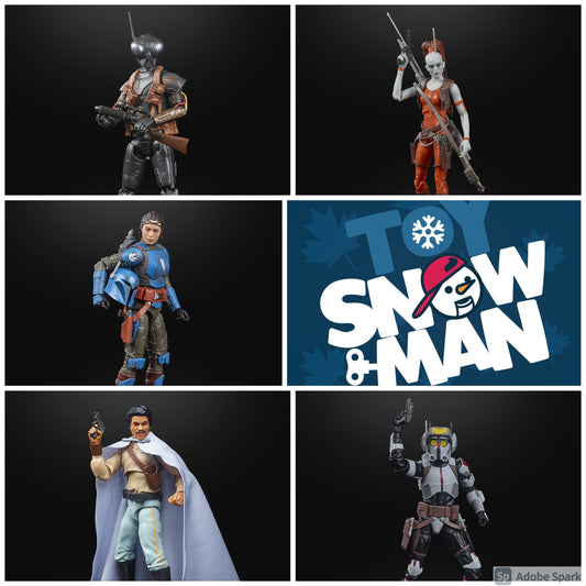 Star Wars: The Black Series 6" Série 40 - Lot de 5 figurines