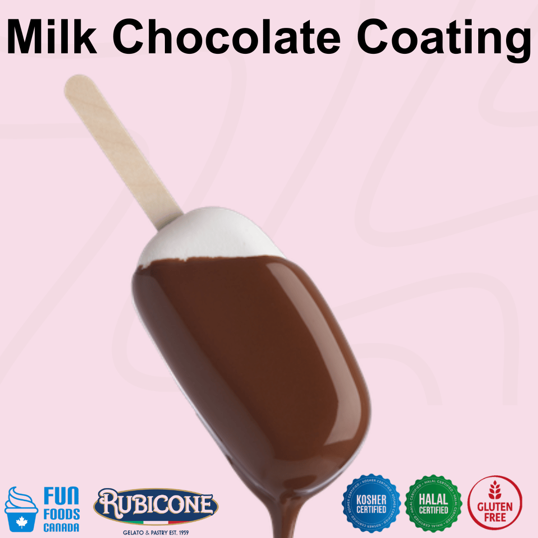 Enrobage pour cornet au chocolat au lait - Seau de 1,5 kg - Rubicone Canada - Expédition gratuite au Canada pour les commandes de plus de 199 CAD