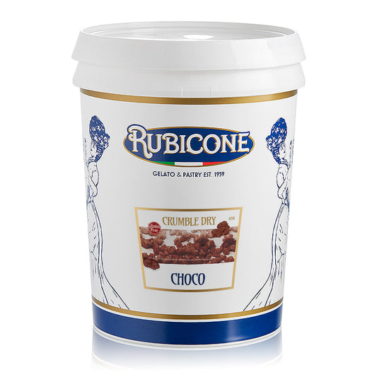 Chocolate Dry Crumble - 3 KG Bucket - Rubicone Canada - Ships Free Within Canada on Orders Above CAD $199