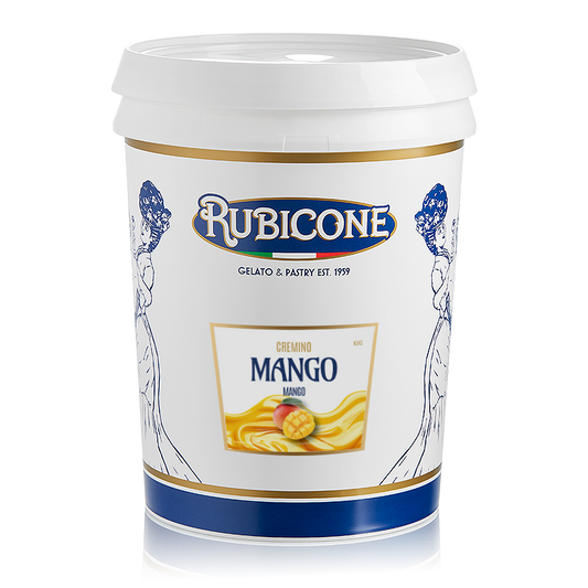Mango Spreadable Filling Cream - Cremino Mango - 5 KG Bucket - Rubicone Canada - Ships Free Within Canada on Orders Above CAD $199