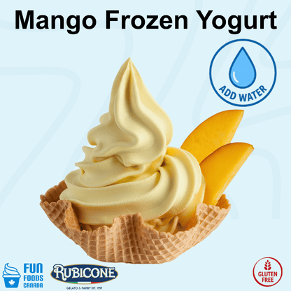 Mélange de yogourt glacé à la mangue - Caisse de 8 sacs de 1,5 kg - Rubicone Canada - Livraison gratuite au Canada pour les commandes de plus de 199 CAD