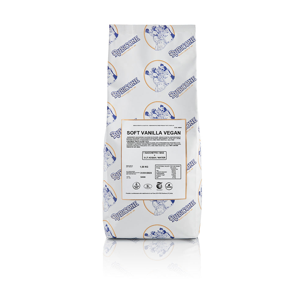 VeganBliss Vanilla - Vegan Premium Soft Serve Mix - Case of 8 x 1.5 KG bags - Rubicone Canada - Ships Free Within Canada on Orders Above CAD $199
